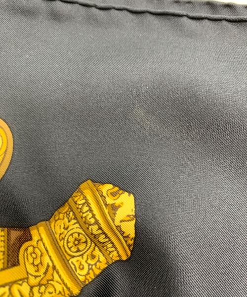 HERMES（エルメス）HERMES (エルメス) GRAND UNIFORME ブラック×イエロー×レッドの古着・服飾アイテム