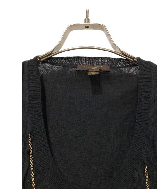 LOUIS VUITTON（ルイ ヴィトン）LOUIS VUITTON (ルイ ヴィトン) ノースリーブニット ブラック サイズ:Sの古着・服飾アイテム