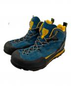 LA SPORTIVAスポルティバ）の古着「BOULDER X MID GTX」｜ブルー×イエロー
