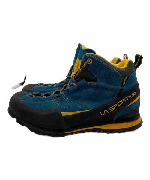 LA SPORTIVA（スポルティバ）LA SPORTIVA (スポルティバ) BOULDER X MID GTX ブルー×イエロー サイズ:43の古着・服飾アイテム