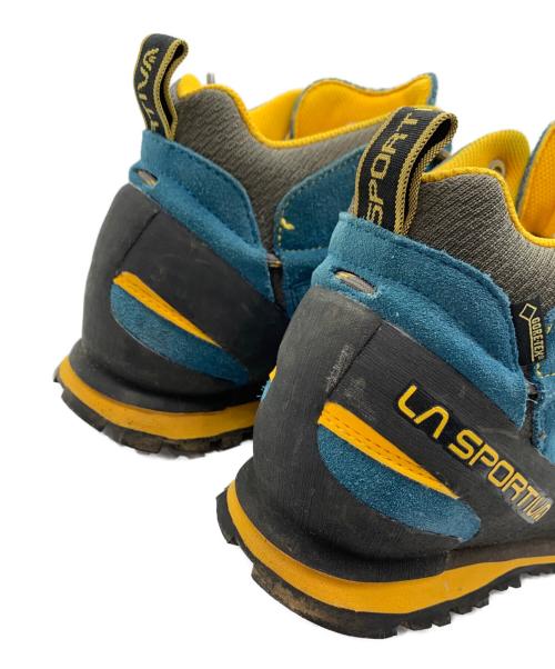 LA SPORTIVA（スポルティバ）LA SPORTIVA (スポルティバ) BOULDER X MID GTX ブルー×イエロー サイズ:43の古着・服飾アイテム
