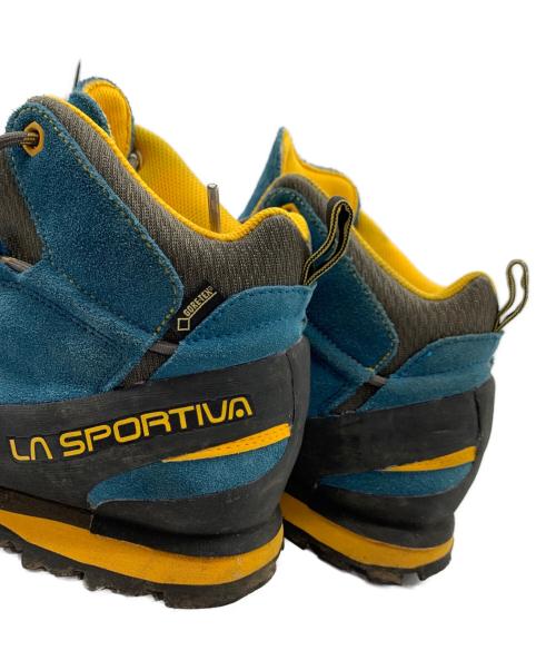 LA SPORTIVA（スポルティバ）LA SPORTIVA (スポルティバ) BOULDER X MID GTX ブルー×イエロー サイズ:43の古着・服飾アイテム