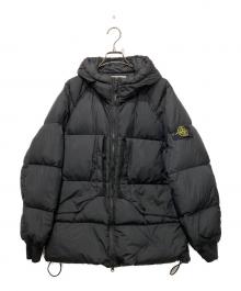 STONE ISLAND（ストーンアイランド）の古着「ガーメントダイナイロンレップスフーデッドダウンジャケット」｜ブラック