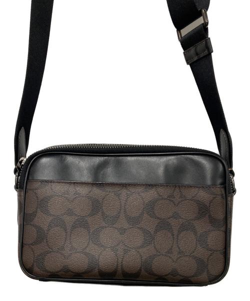 COACH（コーチ）COACH (コーチ) ショルダーバッグ ブラック×ブラウン×ベージュの古着・服飾アイテム