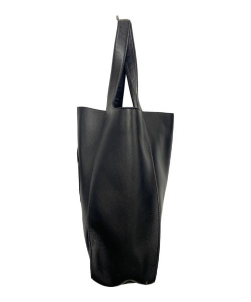 STELLA McCARTNEY（ステラマッカートニー）STELLA McCARTNEY (ステラマッカートニー) ロゴスクエアトートバッグ ブラックの古着・服飾アイテム