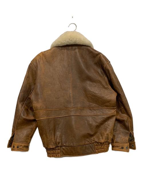 BUDDY NOX'S（バディノックス）BUDDY NOX'S (バディノックス) A-2ムートンジャケット ブラウン サイズ:Mの古着・服飾アイテム