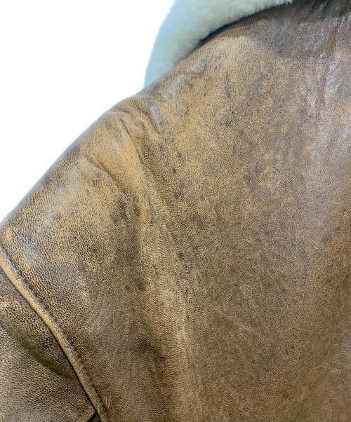 BUDDY NOX'S（バディノックス）BUDDY NOX'S (バディノックス) A-2ムートンジャケット ブラウン サイズ:Mの古着・服飾アイテム