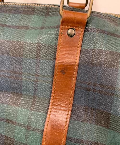 POLO RALPH LAUREN（ポロ・ラルフローレン）POLO RALPH LAUREN (ポロ・ラルフローレン) ボストンバッグ ネイビー×グリーンの古着・服飾アイテム