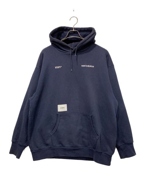 NEW BALANCE（ニューバランス）NEW BALANCE (ニューバランス) WTAPS (ダブルタップス) パーカー ネイビー サイズ:XLの古着・服飾アイテム
