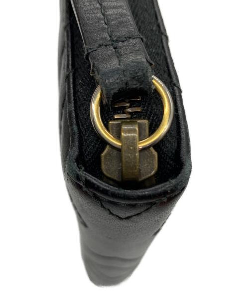 GUCCI（グッチ）GUCCI (グッチ) GGマーモント　ジップアラウンドウォレット ブラックの古着・服飾アイテム