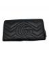 GUCCI (グッチ) GGマーモント　ジップアラウンドウォレット ブラック：18000円