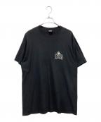 stussyステューシー）の古着「crown international tee」｜ブラック
