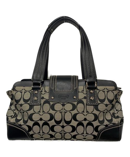 COACH（コーチ）COACH (コーチ) ハンドバッグ ベージュの古着・服飾アイテム