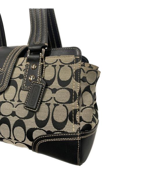 COACH（コーチ）COACH (コーチ) ハンドバッグ ベージュの古着・服飾アイテム