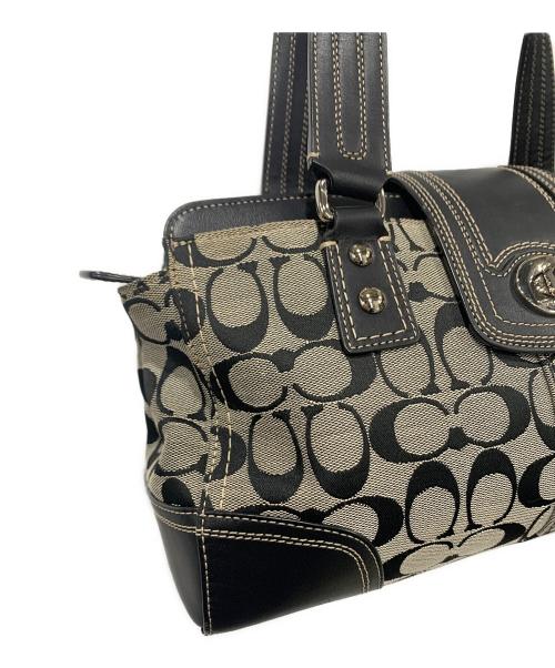 COACH（コーチ）COACH (コーチ) ハンドバッグ ベージュの古着・服飾アイテム