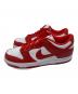 NIKE (ナイキ) DUNK LOW ホワイト×レッド サイズ:26cm：9000円