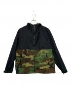 THE NORTH FACEザ ノース フェイス）の古着「ノベルティコンパクトジャケット」｜ブラック×グリーン