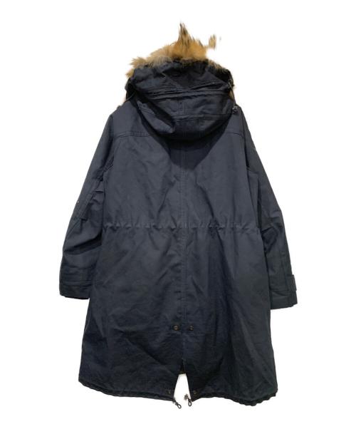 JohnUNDERCOVER（ジョンアンダーカバー）JohnUNDERCOVER (ジョンアンダーカバー) モッズコート　14AW ネイビー サイズ:SIZE 3の古着・服飾アイテム