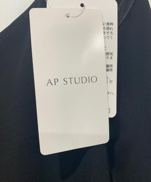 AP STUDIO（エーピーストゥディオ）AP STUDIO (エーピーストゥディオ) オールインワン ブラック サイズ:SIZE 36の古着・服飾アイテム