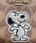 中古・古着 COACH (コーチ) キャンバス・シグネチャー PEANUTS ベージュ：9000円