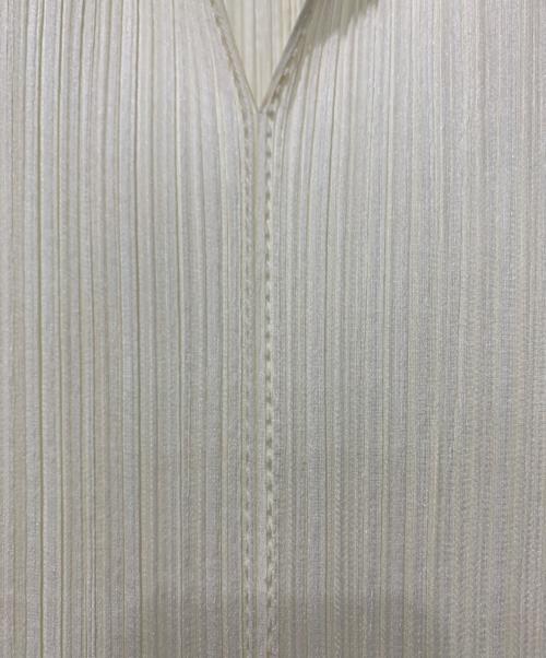 PLEATS PLEASE（プリーツプリーズ）PLEATS PLEASE (プリーツプリーズ) ノースリーブカットソー ベージュ サイズ:SIZE 3の古着・服飾アイテム