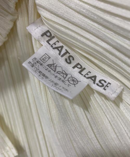PLEATS PLEASE（プリーツプリーズ）PLEATS PLEASE (プリーツプリーズ) ノースリーブカットソー ベージュ サイズ:SIZE 3の古着・服飾アイテム
