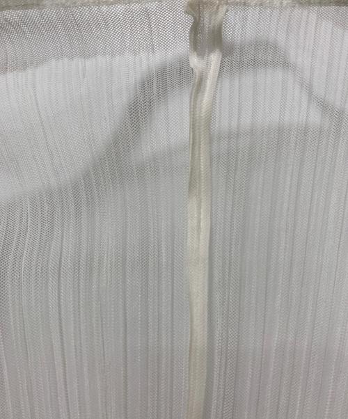 PLEATS PLEASE（プリーツプリーズ）PLEATS PLEASE (プリーツプリーズ) ボレロカーディガン ホワイト サイズ:SIZE 3の古着・服飾アイテム