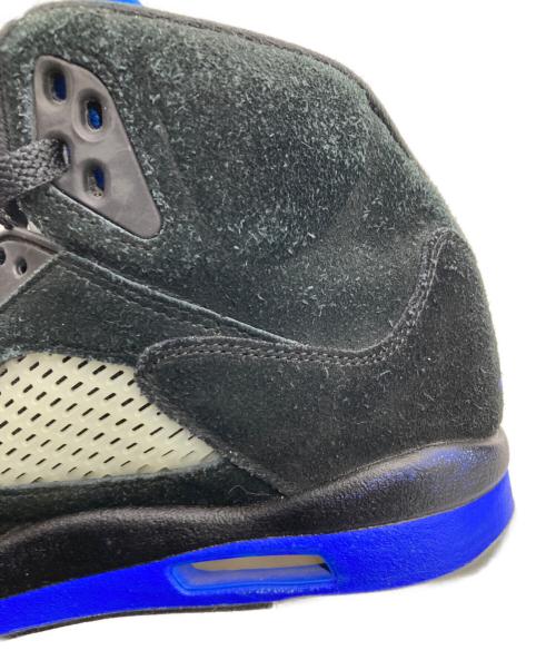 NIKE（ナイキ）NIKE (ナイキ) AIR JORDAN5 ブルー×ブラック サイズ:27.5cmの古着・服飾アイテム