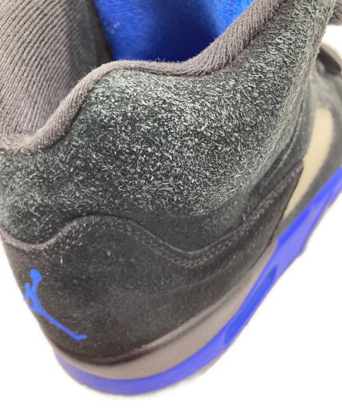 NIKE（ナイキ）NIKE (ナイキ) AIR JORDAN5 ブルー×ブラック サイズ:27.5cmの古着・服飾アイテム