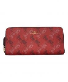 COACH（コーチ）の古着「長財布」｜レッド