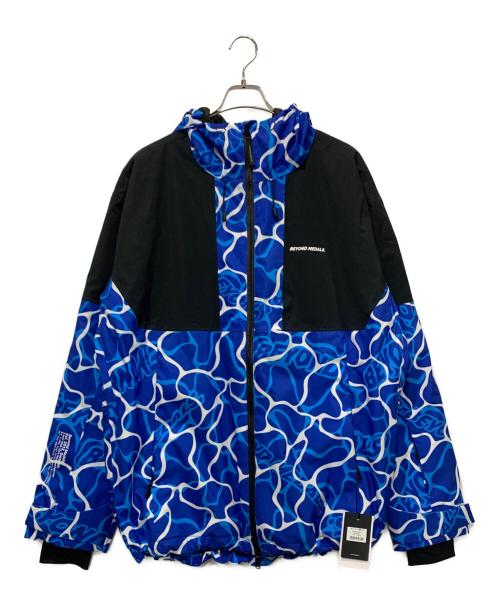 BEYOND MEDALS（ビヨンドメダル）BEYOND MEDALS (ビヨンドメダル) 2L Full-Zip Jacket ブラック×ブルー サイズ:SIZE XL 未使用品の古着・服飾アイテム