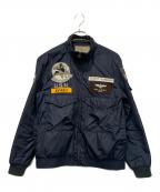 AVIREXアヴィレックス）の古着「WEP JACKET U.S.N」｜ネイビー