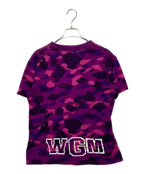 A BATHING APE（アベイシングエイプ）A BATHING APE (アベイシングエイプ) Camo Shark T-Shirt パープル サイズ:SIZE Sの古着・服飾アイテム