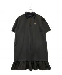 FRED PERRY（フレッドペリー）の古着「半袖ワンピース」｜ブラック