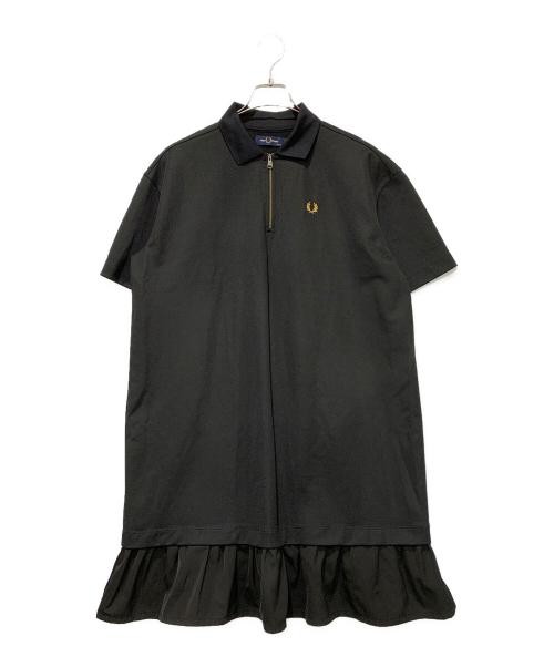 FRED PERRY（フレッドペリー）FRED PERRY (フレッドペリー) 半袖ワンピース ブラック サイズ:SIZE 36の古着・服飾アイテム
