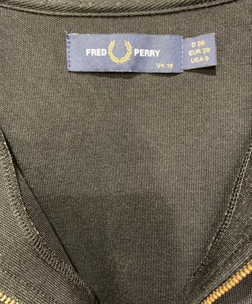 FRED PERRY（フレッドペリー）FRED PERRY (フレッドペリー) 半袖ワンピース ブラック サイズ:SIZE 36の古着・服飾アイテム