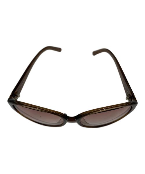 Salvatore Ferragamo（サルヴァトーレ フェラガモ）Salvatore Ferragamo (サルヴァトーレ フェラガモ) サングラス ゴールド×ベージュ サイズ:56/16の古着・服飾アイテム