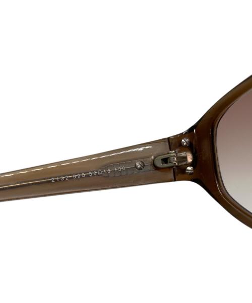 Salvatore Ferragamo（サルヴァトーレ フェラガモ）Salvatore Ferragamo (サルヴァトーレ フェラガモ) サングラス ゴールド×ベージュ サイズ:56/16の古着・服飾アイテム