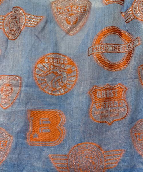 BELPER（ベルパー）BELPER (ベルパー) ロングスカート レッド×ブルー サイズ:SIZE 1の古着・服飾アイテム