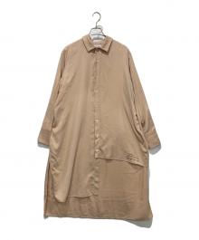 BELPER（ベルパー）の古着「長袖ワンピース」｜ピンクベージュ