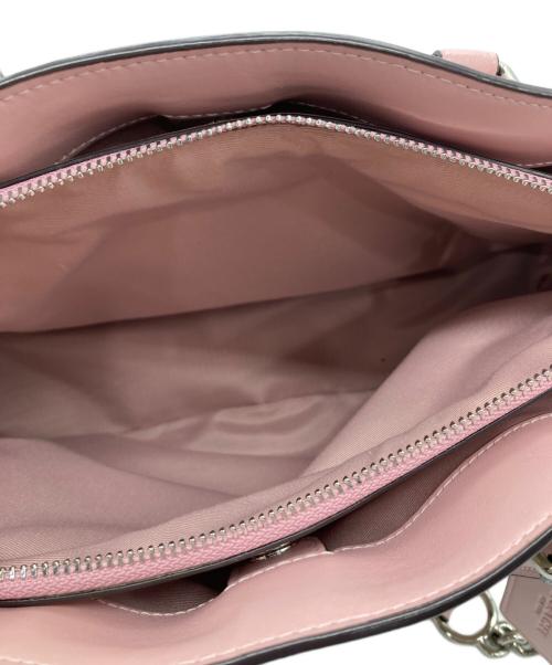 COACH（コーチ）COACH (コーチ) 2WAYショルダーバッグ ベージュ×ピンクの古着・服飾アイテム