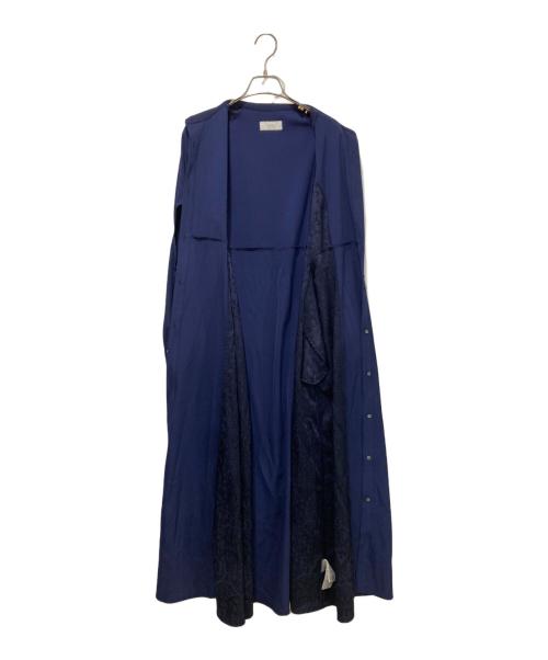 HARE（ハレ）HARE (ハレ) カットアウトジャガードキリカエワンピース ネイビー サイズ:FREEの古着・服飾アイテム