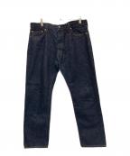 MOMOTARO JEANS桃太郎ジーンズ）の古着「出陣ナローテーパード デニムパンツ」｜インディゴ