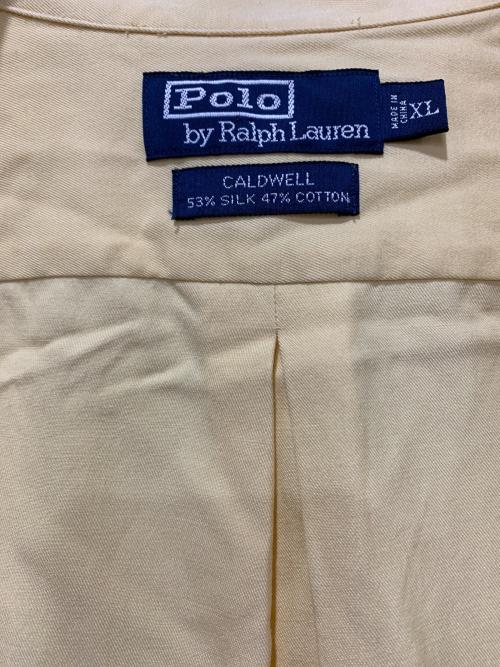POLO RALPH LAUREN（ポロ・ラルフローレン）POLO RALPH LAUREN (ポロ・ラルフローレン) 半袖オープンカラーシャツ CALDWELL イエロー サイズ:SIZE XLの古着・服飾アイテム