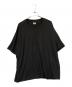 CAPERTICA（カペルチカ）の古着「Super120s Washable Wool Jersey Oversized Tee」｜ブラック