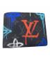 LOUIS VUITTON（ルイ ヴィトン）の古着「モノグラム・エクリプス キャンバス　ポルトフォイユ ミュルティプル」｜ブラック