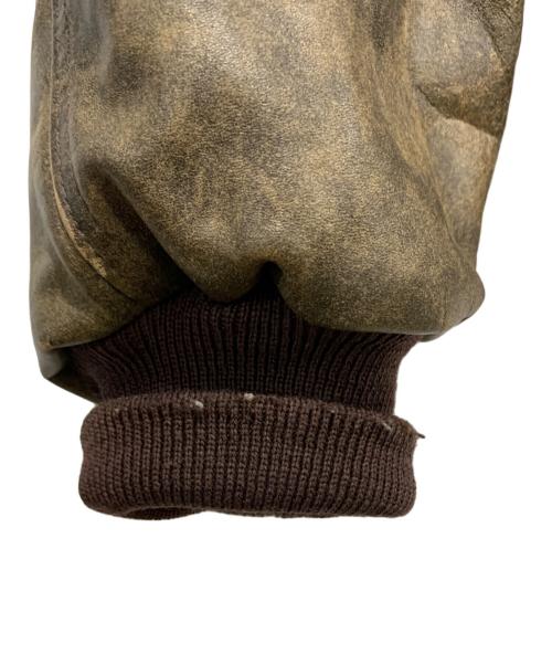 Golden Bear（ゴールデンベア）Golden Bear (ゴールデンベア) A-2レザージャケット ブラウン サイズ:SIZE 44の古着・服飾アイテム