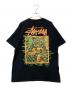 stussy (ステューシー) 半袖カットソー ブラック サイズ:SIZE M：4000円
