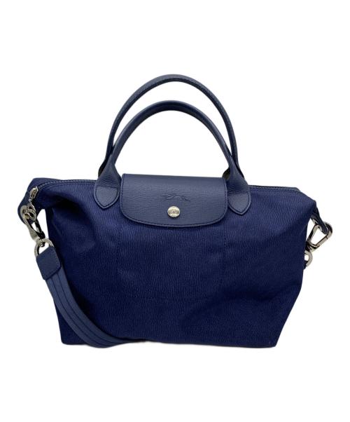 LONGCHAMP（ロンシャン）LONGCHAMP (ロンシャン) LONGCHAMP　2WAYバッグ ブルーの古着・服飾アイテム