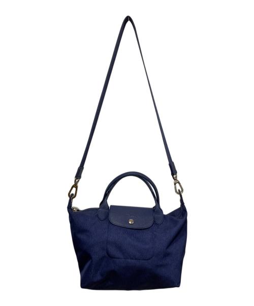 LONGCHAMP（ロンシャン）LONGCHAMP (ロンシャン) LONGCHAMP　2WAYバッグ ブルーの古着・服飾アイテム